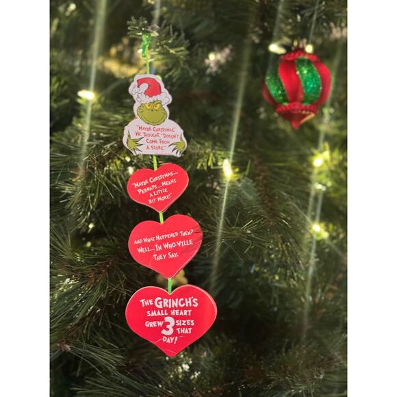 6 Piece Set of Grinch Ornaments for Christmas Tree, Wreath or Swag Decor - Picture 2 of 10